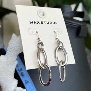 Silver Dangle Max Studio Earrings $16ea / 3 for $25